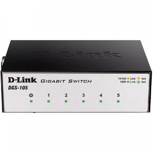 سوییچ 5 پورت دسکتاپ دی-لینک D-link مدل DES-105