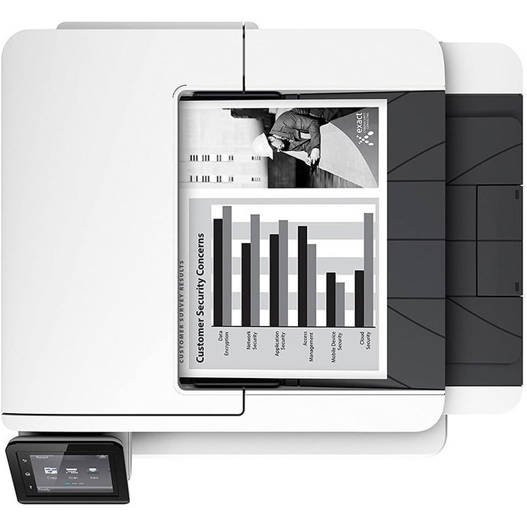 عکس پرینتر در حال اسکن اسناد